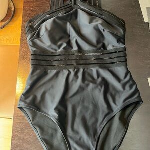 Black Strappy Swimsuit
